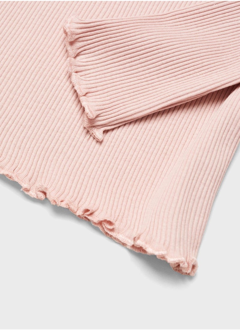 MANGO - Kids Essential Round Neck T-Shirt - Image 1