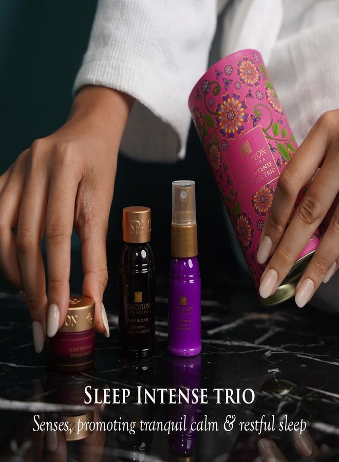 SPA CEYLON Sleep Intense Wellness Trio Set | Intensive Spa Essentials for Deep Rest | Ayurvedic Pampering Kit | Natural Ingredients | Body Gifts Set - Image 4