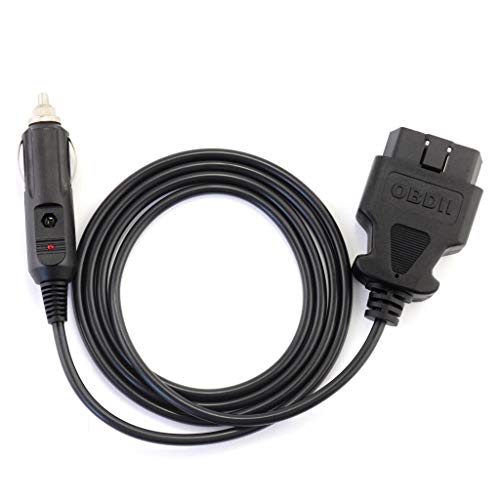 OLLGEN 3M/9.8ft Car OBDII Vehicle ECU Emergency Power Supply Cable Car Memory Save Any 12V DC Power Source OBD Male Connector Cable Adapter - Image 4