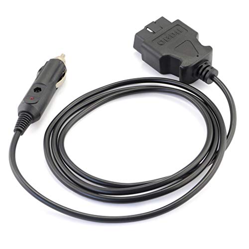 OLLGEN 3M/9.8ft Car OBDII Vehicle ECU Emergency Power Supply Cable Car Memory Save Any 12V DC Power Source OBD Male Connector Cable Adapter - Image 5