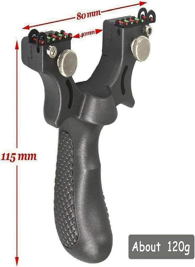 AZCONA IMPEX Azcona Sling Shot with Rubber Band, Adjustable Catapult for Adults Beginner Youth, Outdoor Games Laser Guided Slingshot Gulel Toy, Professional Outdoor Resin Laser Slingshot - Image 3