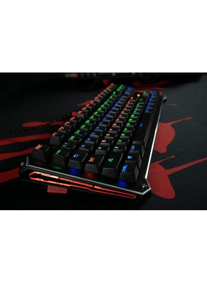 erorex - Mechanical Keyboard B930 RGB Tenkeyless Light Strike Libra Optical Keyboard, LK Sound Creator Tech, Zero-Lag Response, Self-Customize RGB Animation, Spill-Resistant Nano-Coating - Image 1
