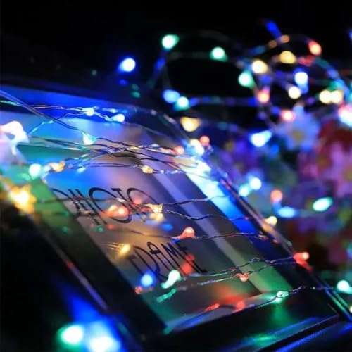 HUMAIZAR Multi-Color Battery Operated Fairy Lights – Decorative LED String Lights for Ramadan Decorations, Mother’s Day Gift, Christmas, Birthday Party, Bedroom, Room Decor, Gift Hampers, (Pack of 1) - Image 5