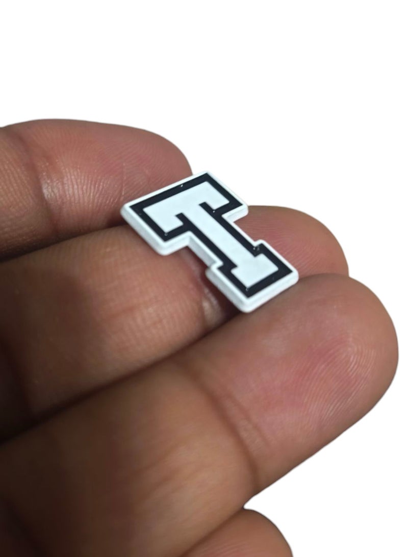 3D Alphabet T Hard Self Adhesive Sticker for Mobile Laptop or Any Smooth Surface - Image 1