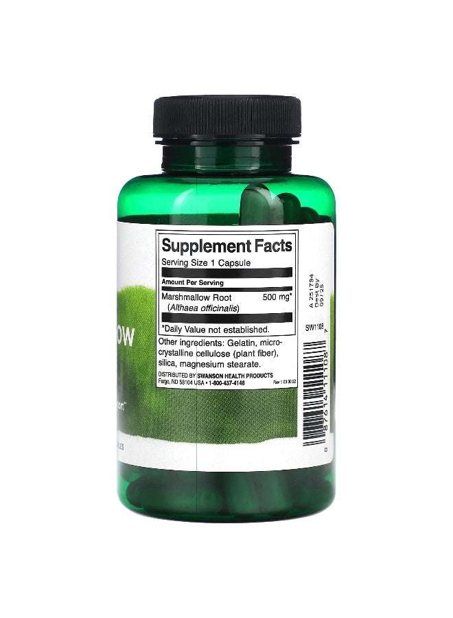 SWANSON سوانسون، جذر الخطمي، 500 ملغ، 90 كبسولة - Image 2