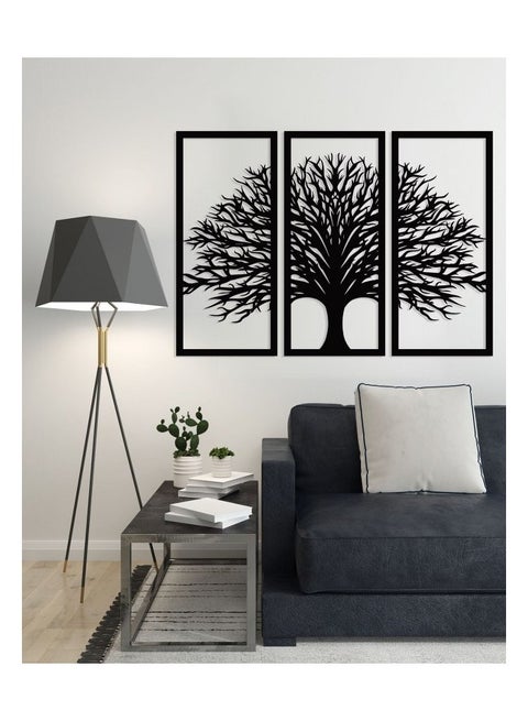 Decorative Winter Tree wooden wall Art 80X130 cm