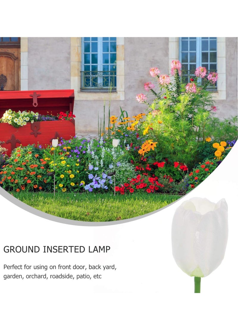 Best Deals 1 Set Of 2 Solar Tulip Decorative Lights, Adjustable Lighting Type, Colorful Lighting, Can Decorate The Garden And Roadside - Image 5