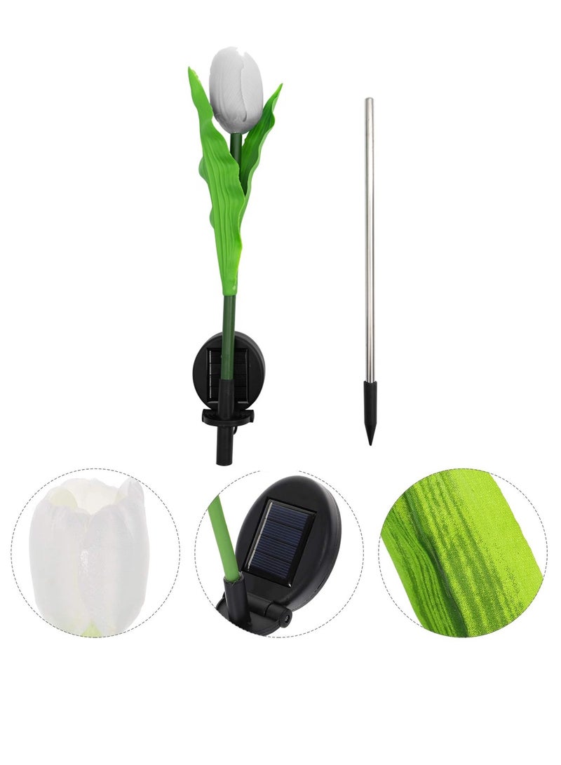 Best Deals 1 Set Of 2 Solar Tulip Decorative Lights, Adjustable Lighting Type, Colorful Lighting, Can Decorate The Garden And Roadside - Image 3