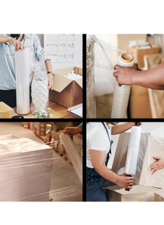 vsell24 Pack of 6PC Stretch Film Wrap 2.5 KG (400 Core ) Clear Packing with Heavy Duty Household Materials ,Office , Warehouse  - Image 5