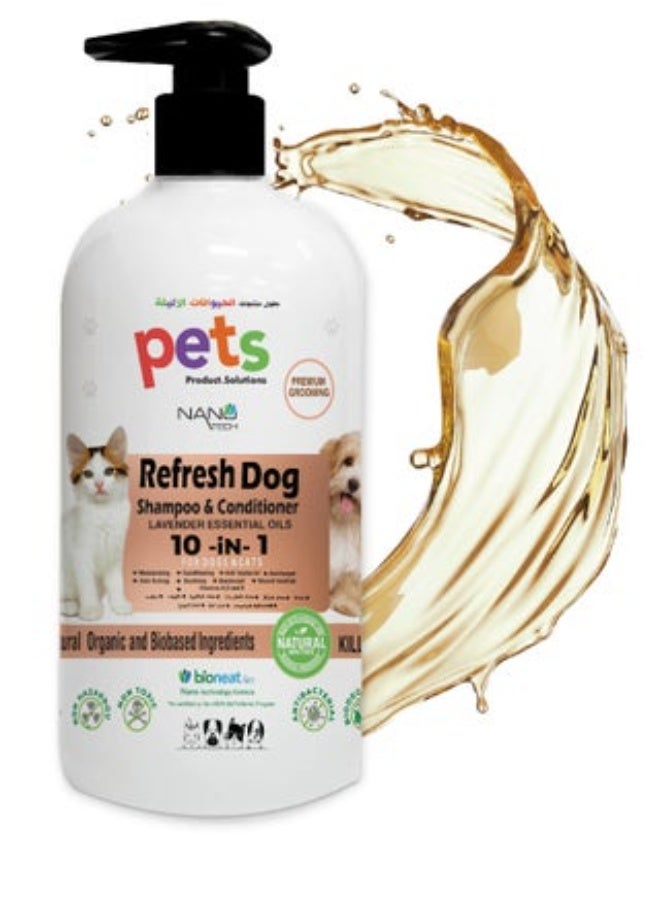 BioNatura شامبو وبلسم للكلاب من بيتس ريفريش 500 مل - Image 1