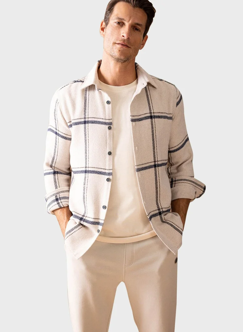 DeFacto Checked Regular Fit Shirt