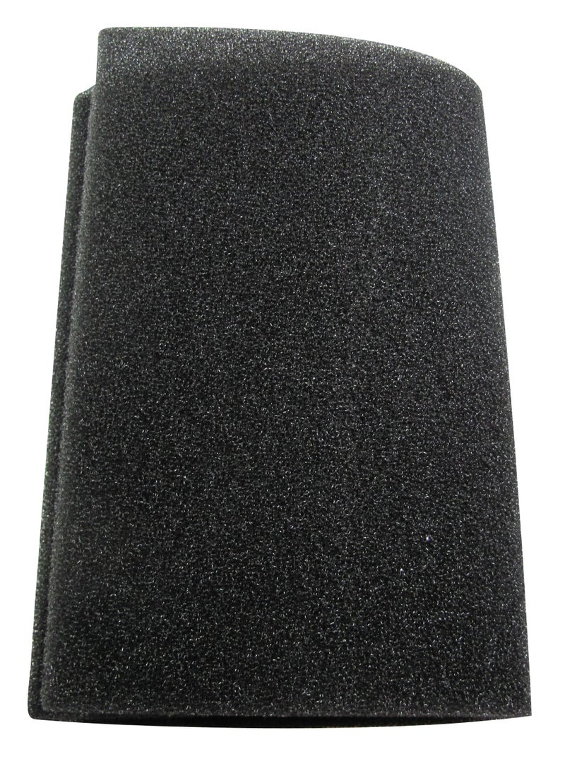 4into1 فوم فلتر عالمي UNI - 12" x 24" x 3/8" - أسود - Image 1