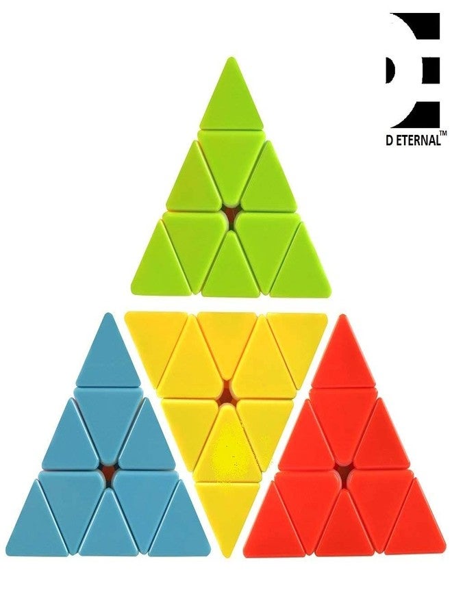 D ETERNAL Triangle 3x3 Megaminx & Skewb Cube Set, High Seed Stickerless Speed Cube Puzzle Set Toy, Kid (Combo(Triangle+Megaminx+Skewb)) - Image 3
