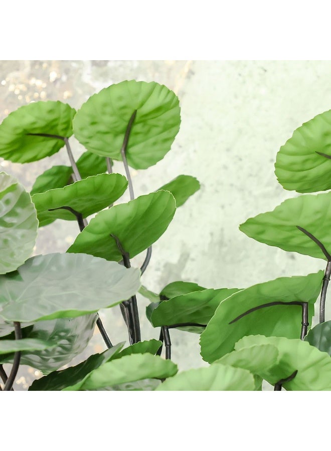 DANUBE HOME Phlox Philodendron Artificial Potted Plant 52 Cm, Lifelike Indoor Decorative Faux Plant For Living Room & Office, Realistic Green Foliage – Green - Image 2