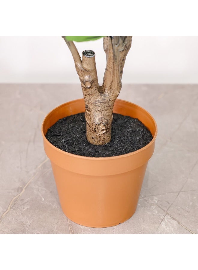 DANUBE HOME Phlox Philodendron Artificial Potted Plant 52 Cm, Lifelike Indoor Decorative Faux Plant For Living Room & Office, Realistic Green Foliage – Green - Image 3