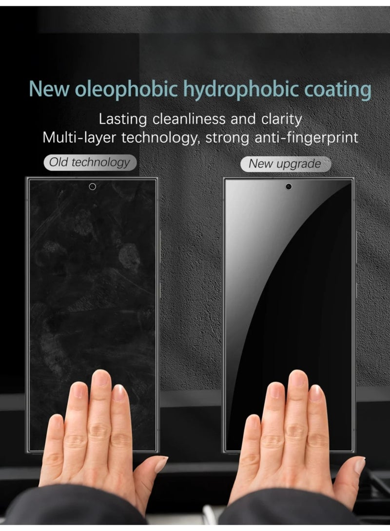 2 Pack Samsung Galaxy A06 Privacy Screen Protector, [28° Anti-Spy][9H Hardness][Anti Scratch][Bubble Free] Tempered Screen Protector for Samsung Galaxy A06  (Boxed, 2PCS)  - Image 3
