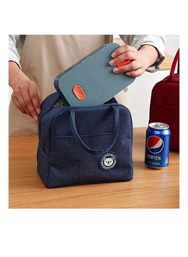 Mi VAZA - Insulated Lunch Bag - Large Capacity Polyester Handbag - Leakproof Cooler Bag - Reusable Lunch Box for Student, Men, Women, Outdoor, Office, Picnic - Image 1