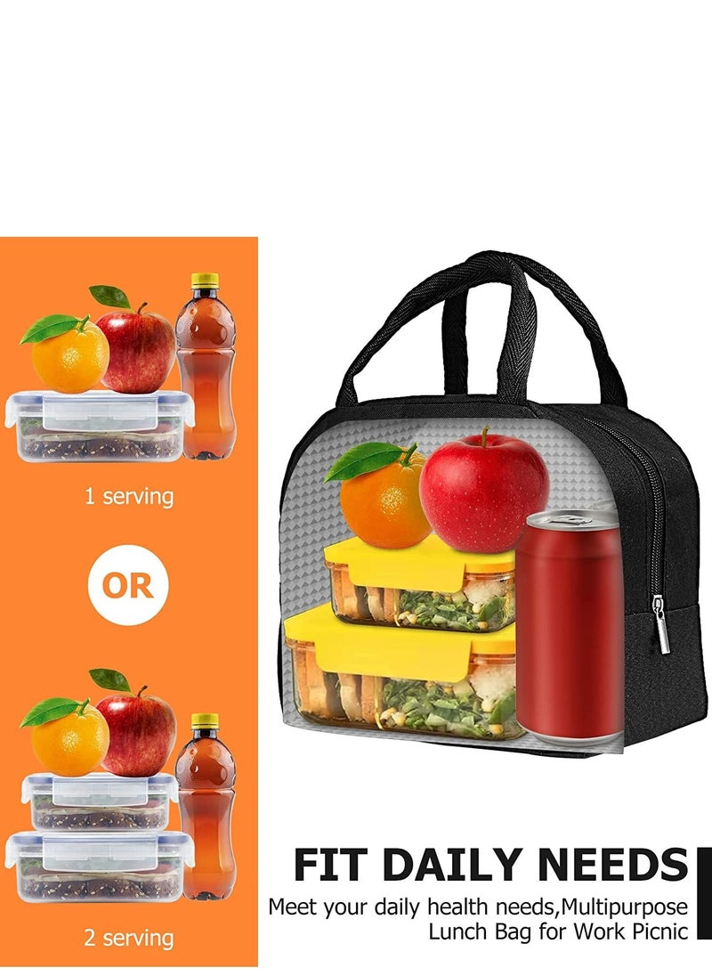 Mi VAZA - Insulated Lunch Bag - Large Capacity Polyester Handbag - Leakproof Cooler Bag - Reusable Lunch Box for Student, Men, Women, Outdoor, Office, Picnic - Image 1