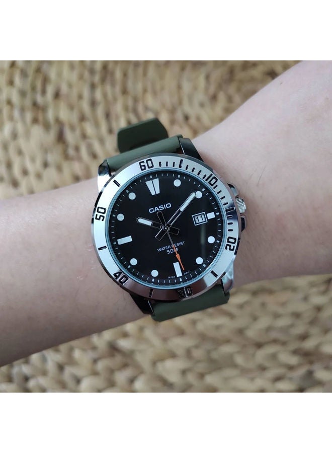 CASIO ساعة مطاطية تناظرية MTP-VD01-3EVUDF - Image 4