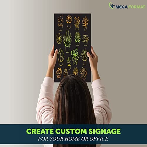 Mega Format Expanded PVC Plastic Sheets - 6" X 12" Rigid Black Sheet for Crafts, Signage, & Displays - Sintra, Celtec PVC Board - Waterproof for Outdoors Use - 1/4" 6mm Thick - 1-Pk-Black - Image 5
