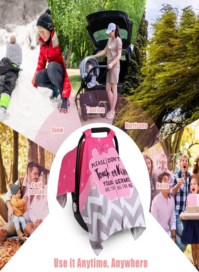 Metplus غطاء مقعد السيارة للأطفال متبلس 2 في 1 بأسلوب الكتابة، مظلة مقعد السيارة للأطفال، غطاء رضاعة متعدد الاستخدامات للأمهات، أغطية حاملة للأطفال من مينيكي، للأطفال حديثي الولادة، فتى أو فتاة، فتحة بيكابو - Image 5