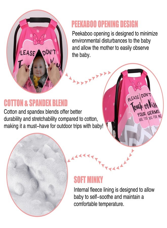 Metplus غطاء مقعد السيارة للأطفال متبلس 2 في 1 بأسلوب الكتابة، مظلة مقعد السيارة للأطفال، غطاء رضاعة متعدد الاستخدامات للأمهات، أغطية حاملة للأطفال من مينيكي، للأطفال حديثي الولادة، فتى أو فتاة، فتحة بيكابو - Image 2