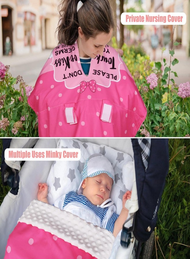 Metplus غطاء مقعد السيارة للأطفال متبلس 2 في 1 بأسلوب الكتابة، مظلة مقعد السيارة للأطفال، غطاء رضاعة متعدد الاستخدامات للأمهات، أغطية حاملة للأطفال من مينيكي، للأطفال حديثي الولادة، فتى أو فتاة، فتحة بيكابو - Image 4