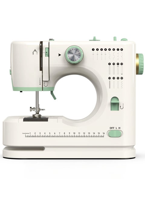 Sewing machine for beginners,Double needle and double thread,16 kinds of stitchesm, Sewing machine for Household