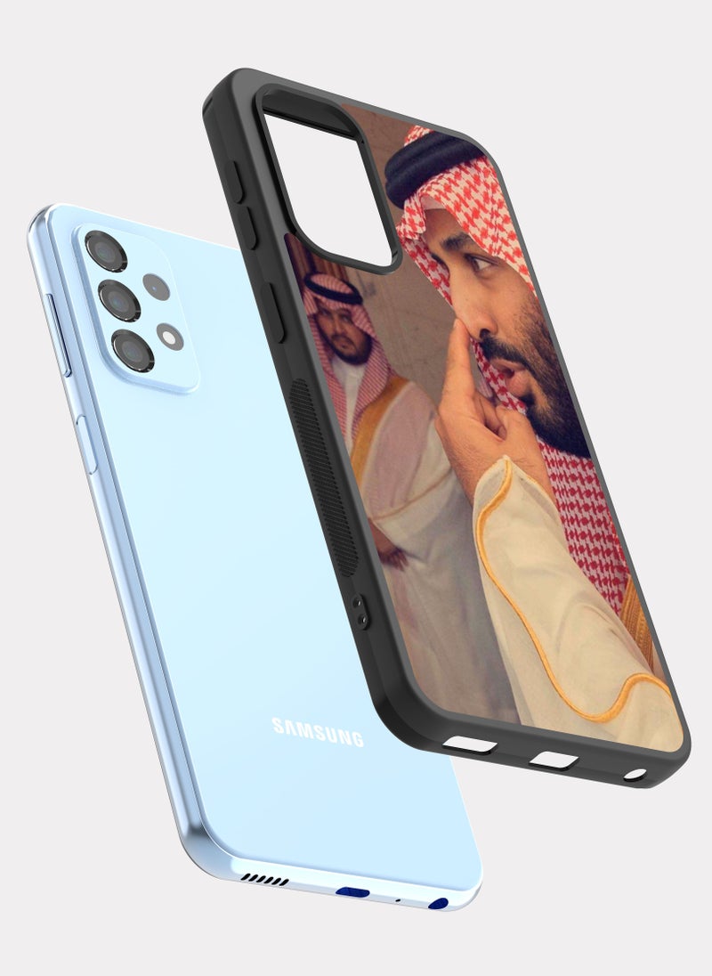 بكسلات كفر سامسونج جالكسي ايه 23 الأمير محمد ابن سلمان احمر بيج - Image 2