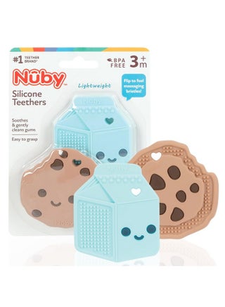 All Silicone Chocolate Chip Cookie & Milk Carton Teether - 2 Pack, 3+ Months - pzsku/Z68761A0CFBB884D2E438Z/45/_/1733729599/24846e4e-39a6-4838-8048-92c53de38b4f