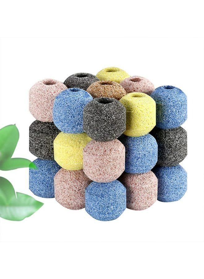 B&K Aquarium Filter Media 5D, Ceramic Bio Media Sphere Nano Filter Media for Freshwater Aquarium and Marine Fish Tank Sump Media 500g - Image 1