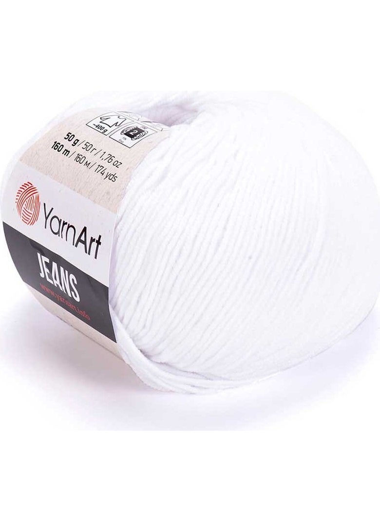 YarnArt Jeans 62 / Snow White  - Image 1