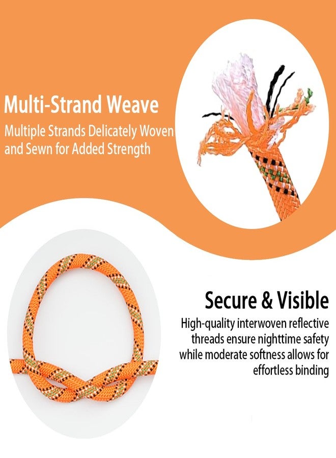 Dellna 8mm Static Climbing Rope - Heavy Duty Climbing Rope for Rock Climbing, Tree Climbing Gear, Arborist Rope, and Camping Rope - 10m (32ft), 20m (64ft), 30m (96ft) - Image 4