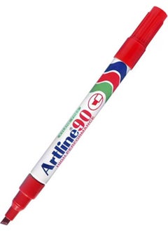 Artline RED PERMANENT CUT TIP PEN 