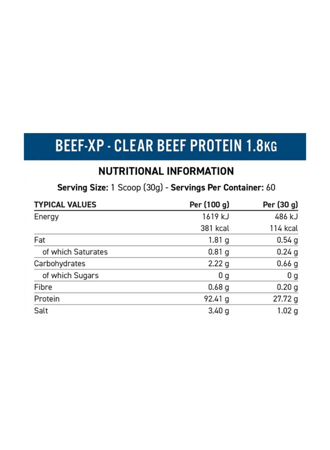 Beef-XP Cola Flavored Protein Isolate - (1.8 kg) - Image 2