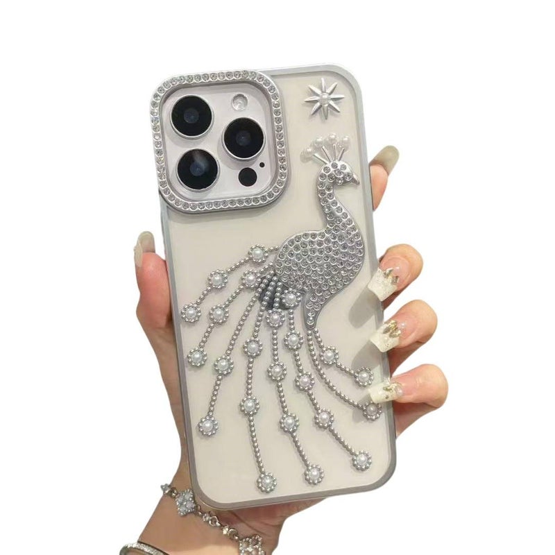 غطاء واقي بTPU لـ iPhone 13 باللون أزرق مضاد للانزلاق من مادة TPU مع تغطية كاملة وقبضة مضادة للانزلاق مع مقاوم للصدمات مع مقاوم للخدش مع حماية من السقوط للاستخدام المتكرر للطاولة - Image 5