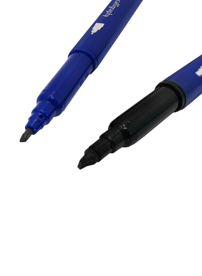 STAEDTLER أقلام خط يدوية ذات طرفين من الألياف، مكونة من 24 قطعة، متعددة الألوان - Image 2