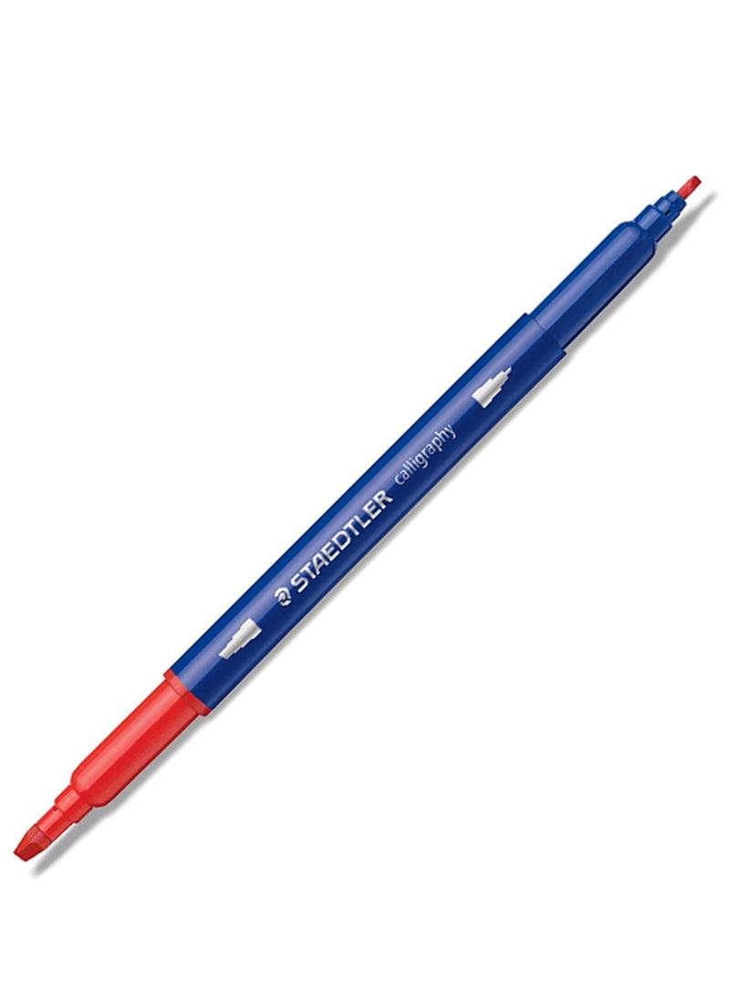 STAEDTLER أقلام خط يدوية ذات طرفين من الألياف، مكونة من 24 قطعة، متعددة الألوان - Image 4