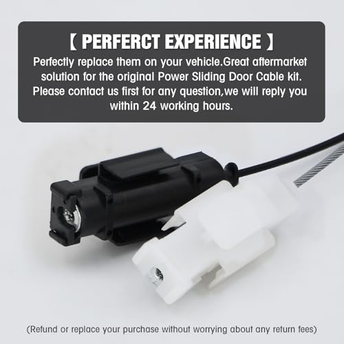MANGO S Sienna Sliding Door Cable 85620-08042 Power Sliding Door Cable Kit For Toyota Sienna 3.3L 3.5L Right Passenger Side Door Spool Control Cable 924-550 w/o Motor - Image 4