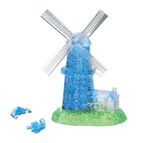 Bepuzzled Windmill Blue Deluxe Crystal Puzzle - Image 5