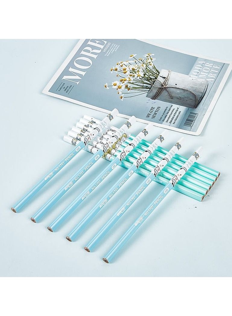 Student Stationery Gift Box Stationery Set Pencil Sharpener and Pencil Set With 2 Erasers Pen Holders Opening Season Back to School Gift Box for Kids - Image 2