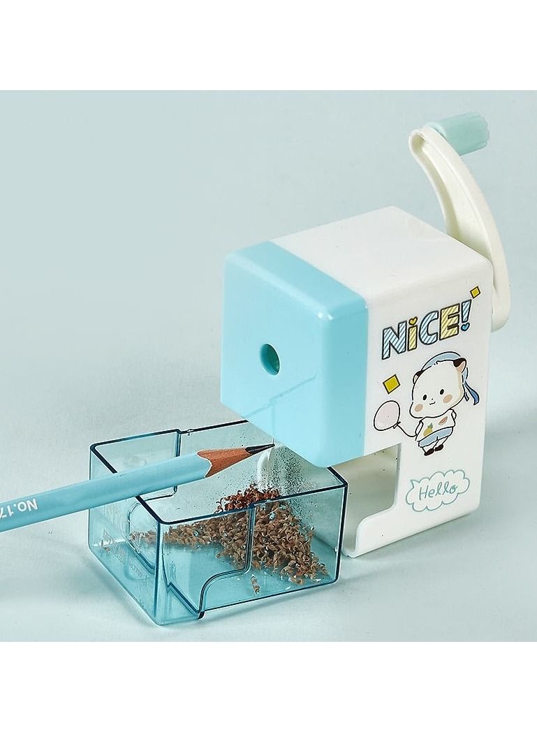 Student Stationery Gift Box Stationery Set Pencil Sharpener and Pencil Set With 2 Erasers Pen Holders Opening Season Back to School Gift Box for Kids - Image 3