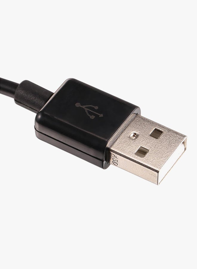 كابل شحن ومزامنة بيانات مايكرو USB أسود - Image 2