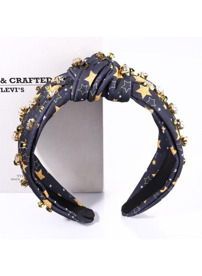 سيالكسهيني عصابات رأس رأس السنة الجديدة للنساء عصابات رأس السنة الجديدة المرصعة بالخرز عصابات رأس نجمة ناي مرصعة بالجواهر عصابات رأس ذهبية مرصعة بأحجار الراين الكريستالية إكسسوارات رأس السنة الجديدة هدايا الحفلات (نجمة 2) - Image 3