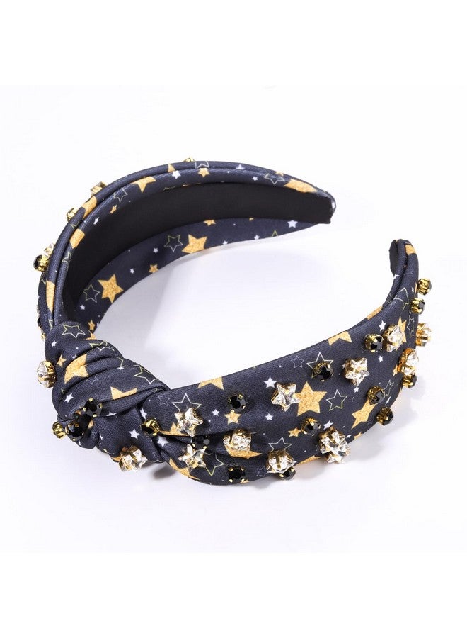 سيالكسهيني عصابات رأس رأس السنة الجديدة للنساء عصابات رأس السنة الجديدة المرصعة بالخرز عصابات رأس نجمة ناي مرصعة بالجواهر عصابات رأس ذهبية مرصعة بأحجار الراين الكريستالية إكسسوارات رأس السنة الجديدة هدايا الحفلات (نجمة 2) - Image 2