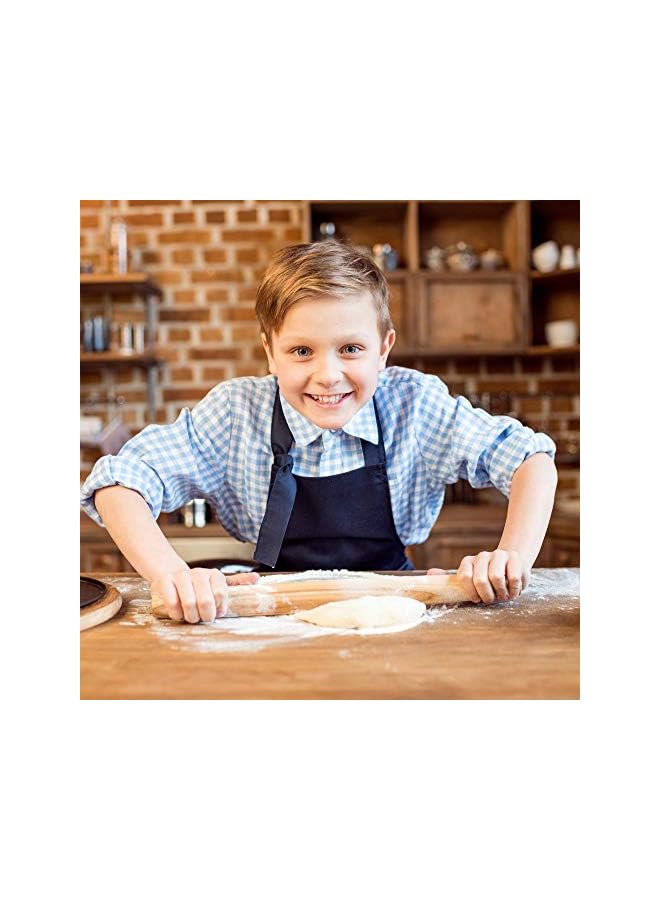 S-TOP French Rolling Pin (17 Inches) –WoodenRoll Pin for Fondant, Pie Crust, Cookie, Pastry, Dough –Tapered Design & Smooth Construction - Essential Kitchen Utensil - Image 3
