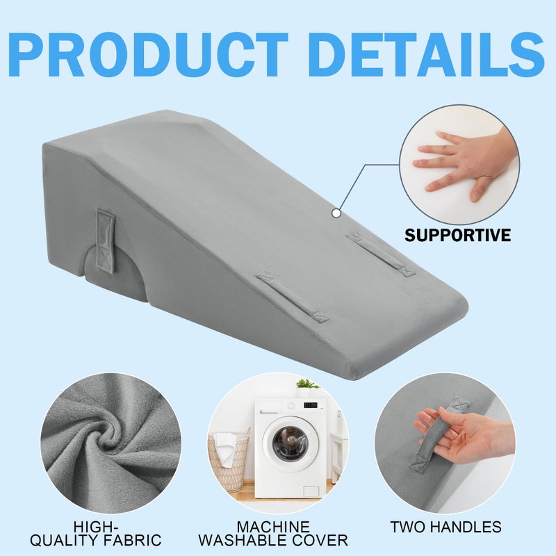 ROYALAY Knee Replacement Pillow, Leg Pillow for Knee Surgery Recovery with Different Height, Leg Surgery Recovery Equipment for Hip Foot Ankle, Single - Image 3