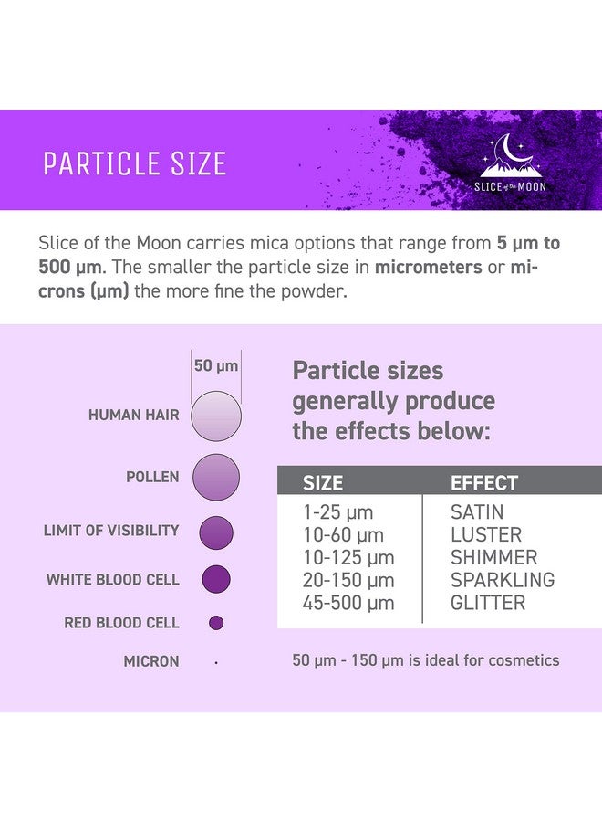 Slice of the Moon Purple Mica Powder Skin Safe Fine Pigment Powder For Epoxy Resin Body Butter Lip Gloss Candle Color Dye Soap Colorant & Slime Pigment Dust 0.42Oz (12G) - Image 4