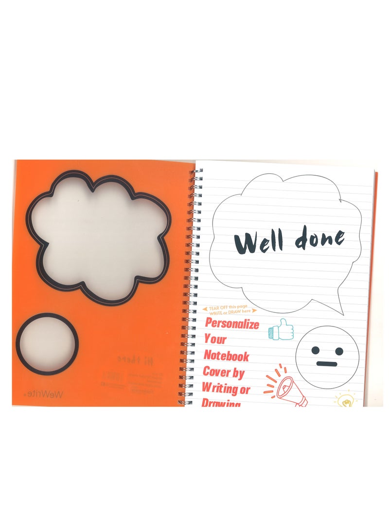 Foldermate دفتر ملاحظات حلزوني بحجم B5 مكون من 70 ورقة - Image 2