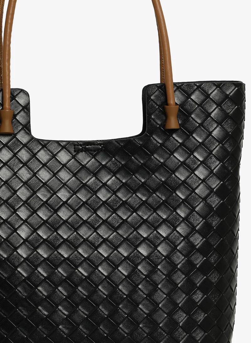 Haute Sauce  Solid Zip Lock Regular Vegan Leather Hand Bag For Women for Women | Best Price UAE